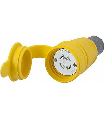 Watertight Devices, Twist-Lock Connector, 20A, 250V, 2 Pole, 3
